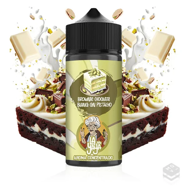 AROMA BROWNIE CHOCOLATE BLANCO CON PISTACHO LA YAYA 30ML LONGFILL