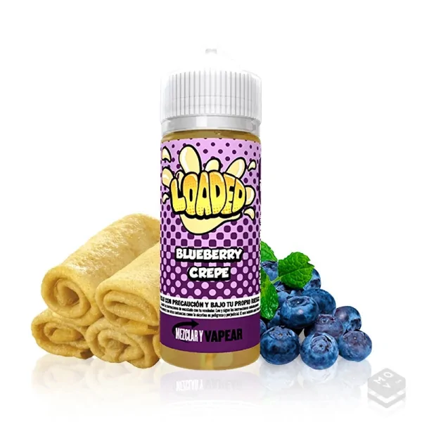 ELIQUID BLUEBERRY CREPE LOADED 100ML VAPE SHORTFILL