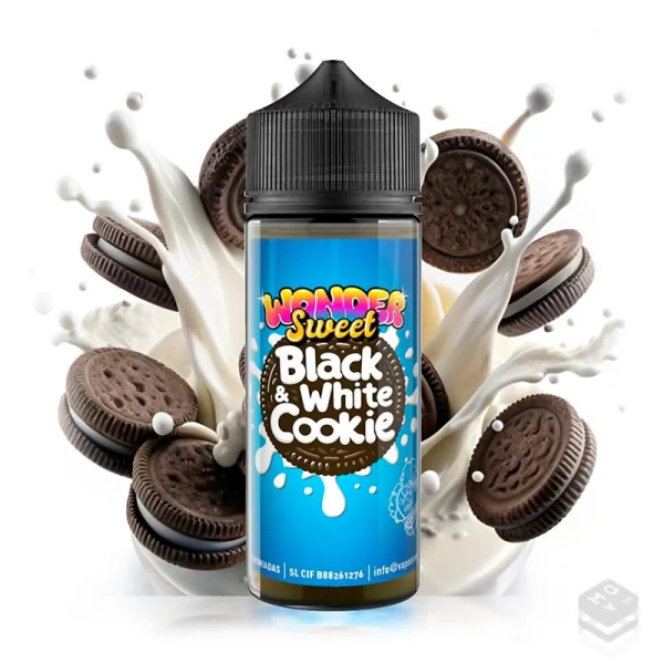 FLAVOUR BLACK AND WHITE COOKIES VAPEMONIADAS 30ML LONGFILL