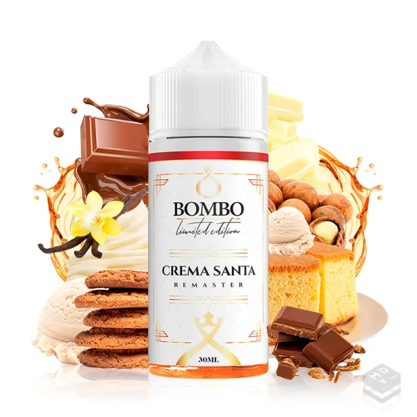 FLAVOUR CREMA SANTA REMASTER BOMBO ELIQUIDS 30ML LONGFILL