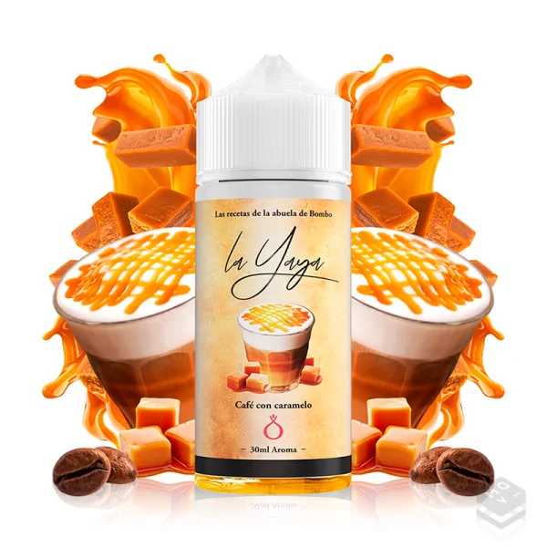 AROMA CAFE CON CARAMELO LA YAYA BOMBO 30ML LONGFILL