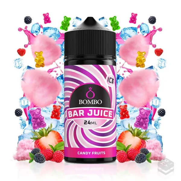 FLAVOUR CANDY FRUITS ICE BAR JUICE BY BOMBO 24ML LONGFILL