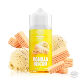 FLAVOUR VANILLA BISCUIT ESSENTIAL BOMBO ELIQUIDS 30ML LONGFILL