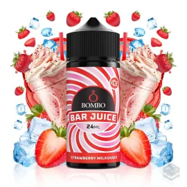FLAVOUR STRAWBERRY MILKSHAKE ICE BAR JUICE BY BOMBO 24ML LONGFILL