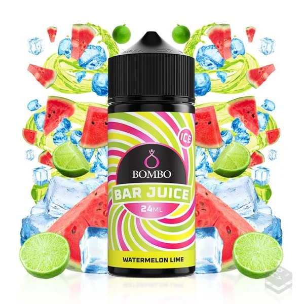 FLAVOUR WATERMELON LIME ICE BAR JUICE BY BOMBO 24ML LONGFILL