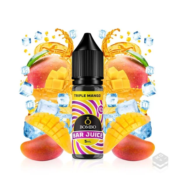 FLAVOUR TRIPLE MANGO ICE BAR JUICE BY BOMBO 5ML LONGFILL