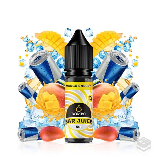 AROMA MANGO ENERGY ICE BAR JUICE BY BOMBO 5ML LONGFILL