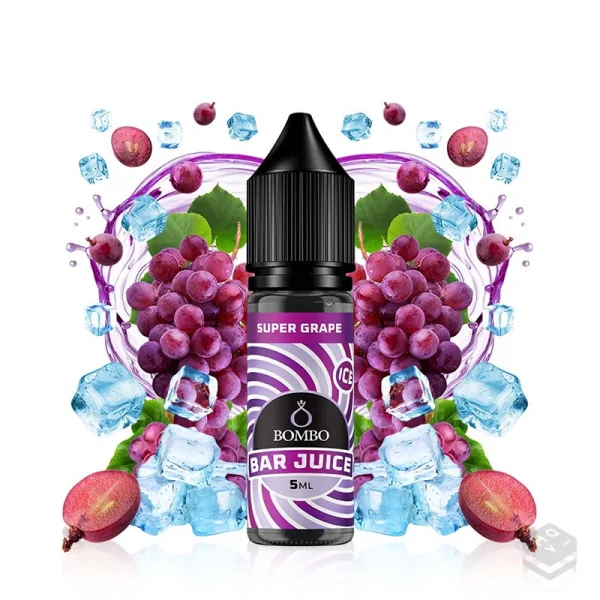 FLAVOUR SUPER GRAPE ICE BAR JUICE BY BOMBO 5ML LONGFILL