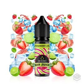 AROMA STRAWBERRY LIME ICE BAR JUICE BY BOMBO 5ML MINILONGFILL