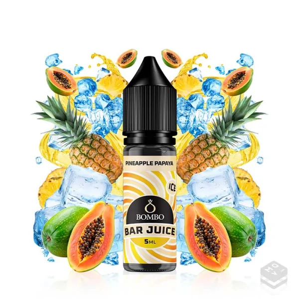 FLAVOUR PINEAPPLE PAPAYA ICE BAR JUICE BY BOMBO 5ML LONGFILL