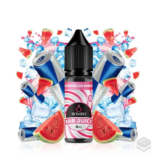 AROMA WATERMELON ENERGY ICE BAR JUICE BY BOMBO 5ML LONGFILL