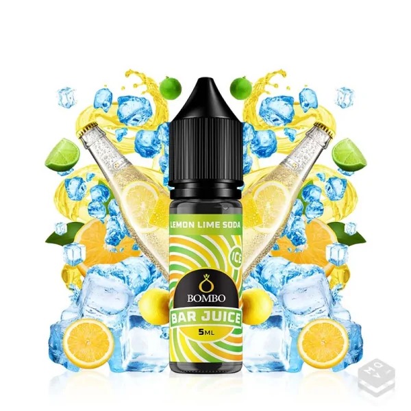 FLAVOUR LEMON LIME SODA ICE BAR JUICE BY BOMBO 5ML LONGFILL