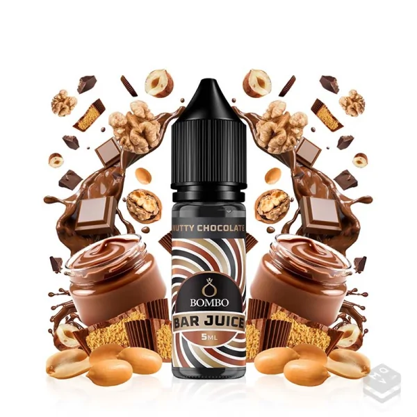 FLAVOUR NUTTY CHOCOLATE BAR JUICE BY BOMBO 5ML LONGFILL