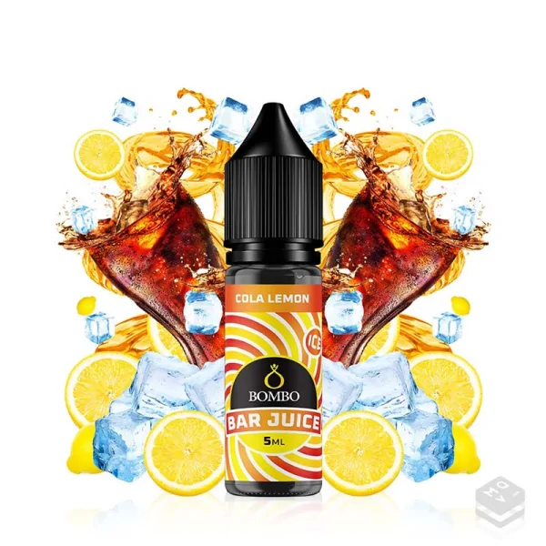 FLAVOUR COLA LEMON ICE BAR JUICE BY BOMBO 5ML LONGFILL