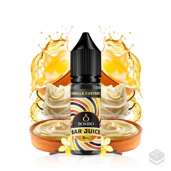FLAVOUR VANILLA CUSTARD BAR JUICE BY BOMBO 5ML LONGFILL