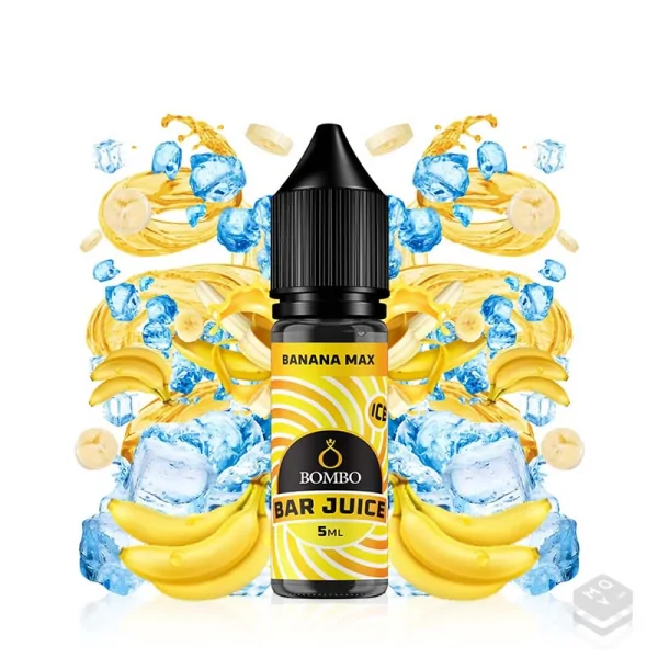 FLAVOUR BANANA MAX ICE BAR JUICE BY BOMBO 5ML LONGFILL