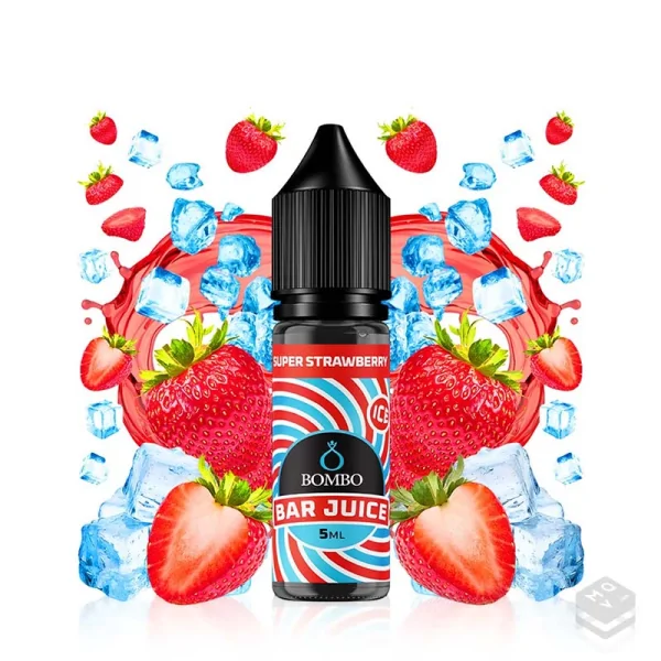 AROMA SUPER STRAWBERRY ICE BAR JUICE BY BOMBO 5ML LONGFILL