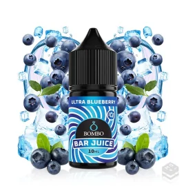FLAVOUR ULTRA BLUEBERRY ICE BAR JUICE BY BOMBO 10ML MINILONGFILL