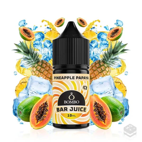 FLAVOUR PINEAPPLE PAPAYA ICE BAR JUICE BY BOMBO 10ML LONGFILL