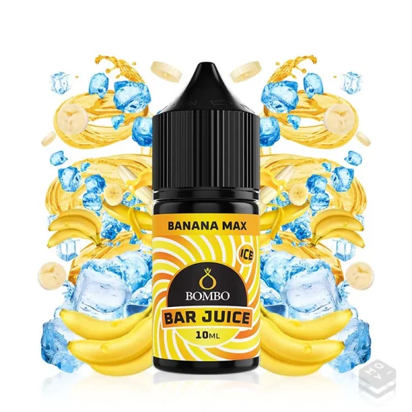 FLAVOUR BANANA MAX ICE BAR JUICE BY BOMBO 10ML LONGFILL