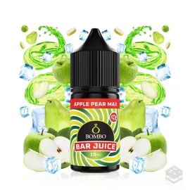 FLAVOUR APPLE PEAR MAX ICE BAR JUICE BY BOMBO 10ML MINILONGFILL