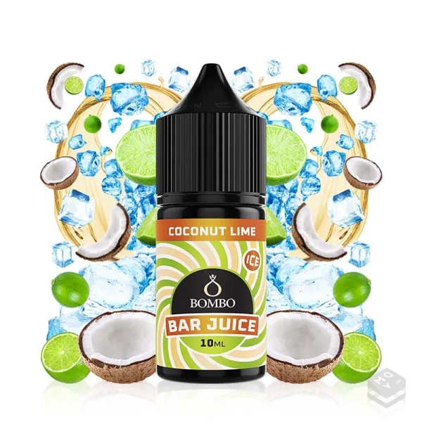 FLAVOUR COCONUT LIME ICE BAR JUICE BY BOMBO 10ML LONGFILL