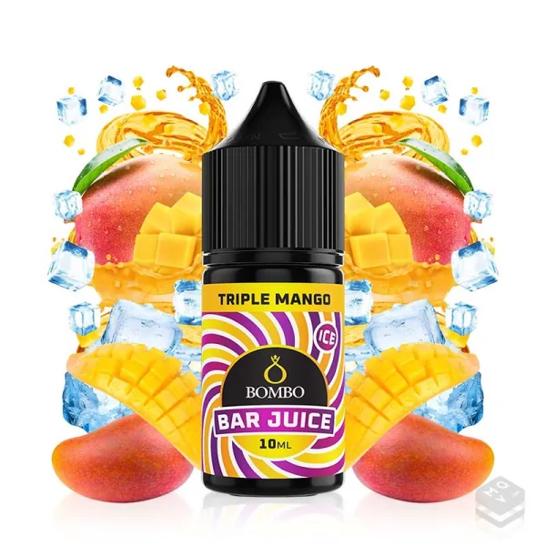 FLAVOUR TRIPLE MANGO ICE BAR JUICE BY BOMBO 10ML LONGFILL