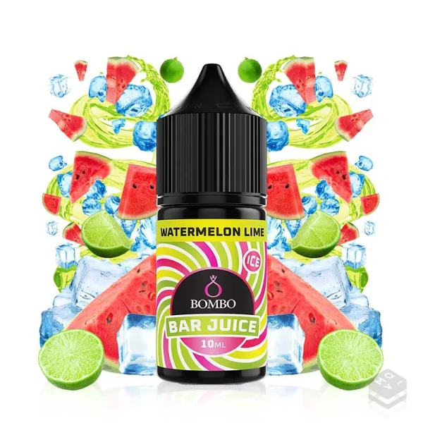 AROMA WATERMELON LIME ICE BAR JUICE BY BOMBO 10ML LONGFILL