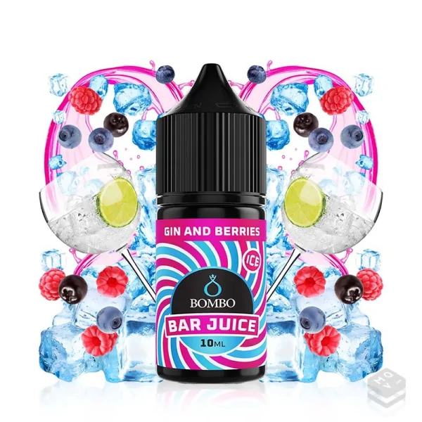 AROMA GIN & BERRIES ICE BAR JUICE BY BOMBO 10ML LONGFILL