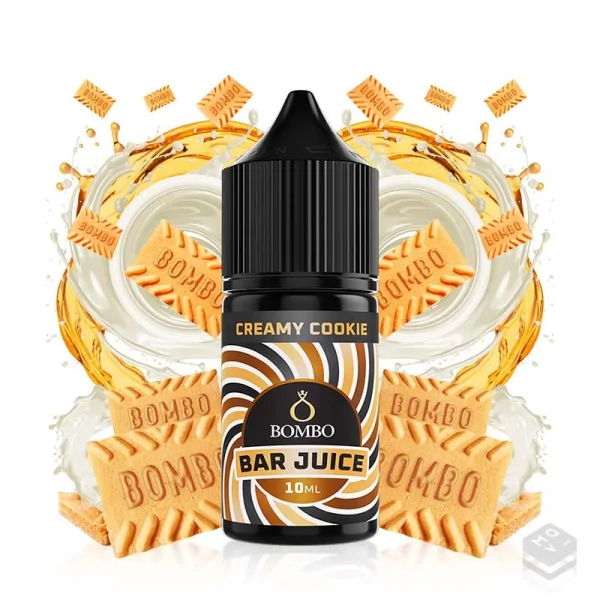 AROMA CREAMY COOKIE BAR JUICE BY BOMBO 10ML LONGFILL