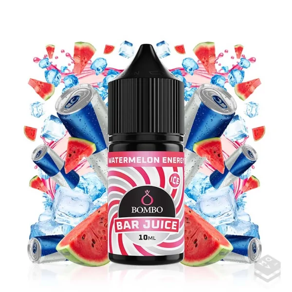 AROMA WATERMELON ENERGY ICE BAR JUICE BY BOMBO 10ML LONGFILL