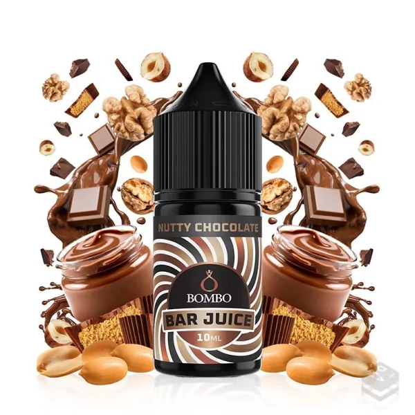 FLAVOUR NUTTY CHOCOLATE BAR JUICE BY BOMBO 10ML LONGFILL
