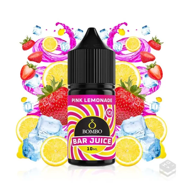 FLAVOUR PINK LEMONADE ICE BAR JUICE BY BOMBO 10ML LONGFILL