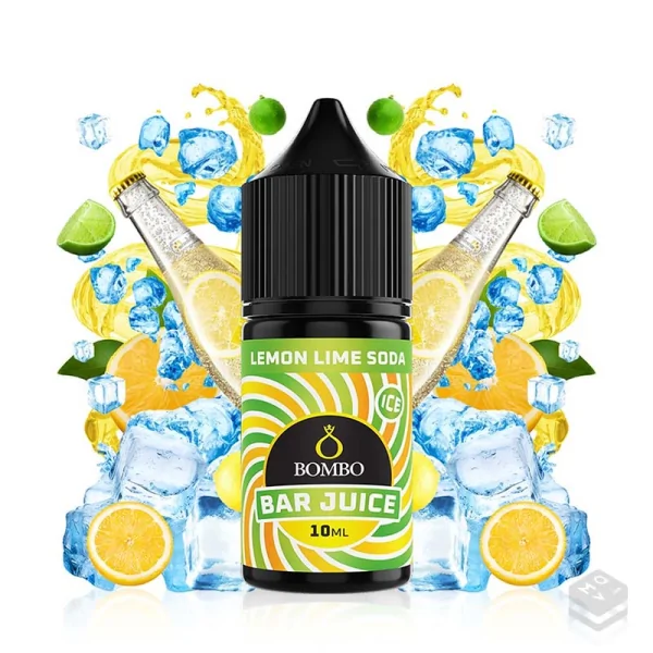 FLAVOUR LEMON LIME SODA ICE BAR JUICE BY BOMBO 10ML LONGFILL