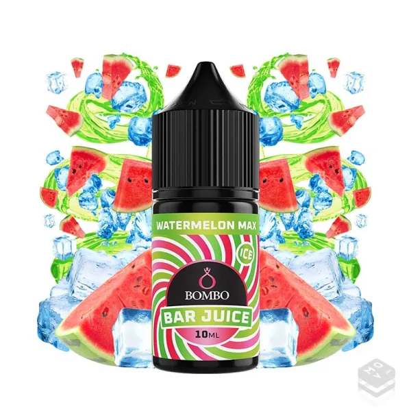 FLAVOUR WATERMELON MAX ICE BAR JUICE BY BOMBO 10ML LONGFILL