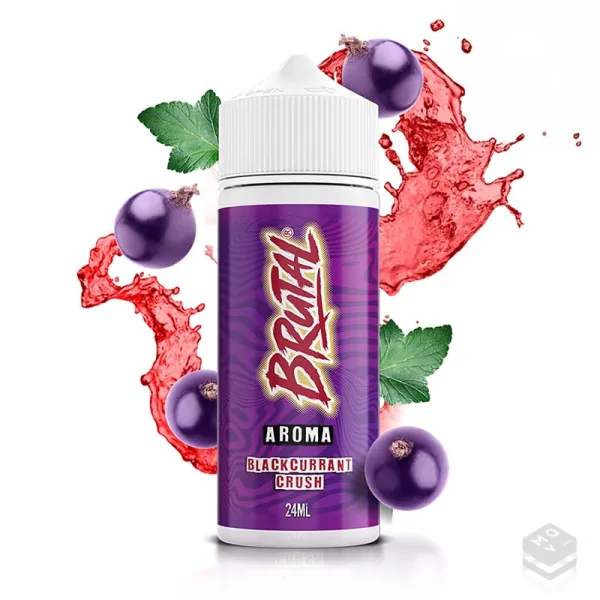 FLAVOUR BLACKCURRANT CRUSH BRUTAL DRINKS JUST JUICE 24ML LONGFILL