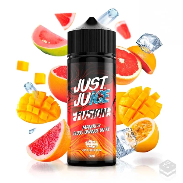 FLAVOUR FUSION BLOOD ORANGE MANGO ON ICE JUST JUICE 24ML LONGFILL