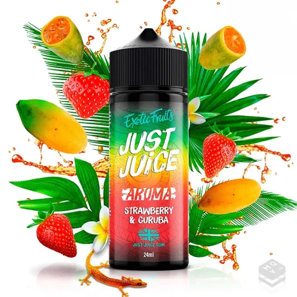 FLAVOUR EXOTIC FRUITS STRAWBERRY & CURUBA JUST JUICE 24ML LONGFILL