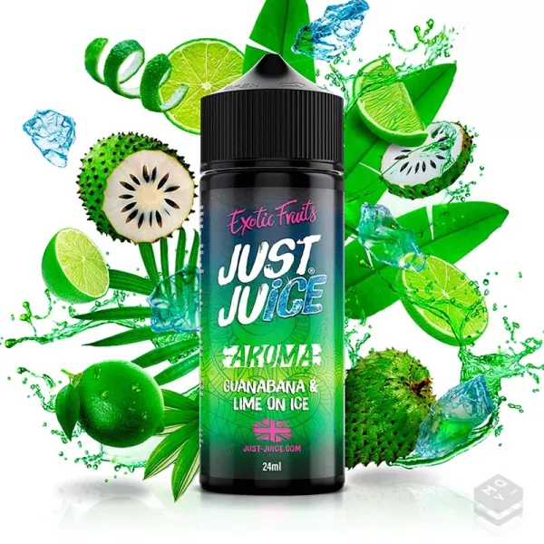 FLAVOUR EXOTIC FRUITS GUANABANA LIME ICE JUST JUICE 24ML LONGFILL