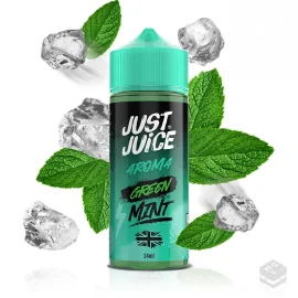 FLAVOUR GREEN MINT RANGE JUST JUICE 24ML LONGFILL