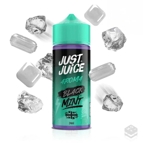 FLAVOUR BLACK MINT RANGE JUST JUICE 24ML LONGFILL