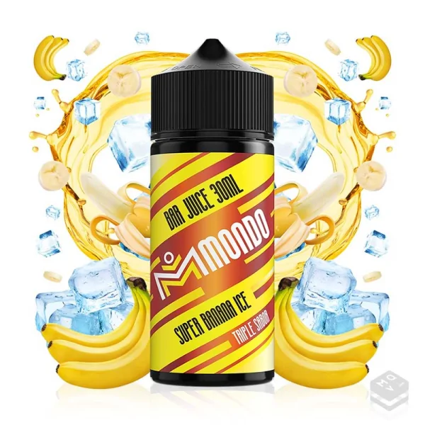 AROMA SUPER BANANA ICE MONDO 30ML LONGFILL