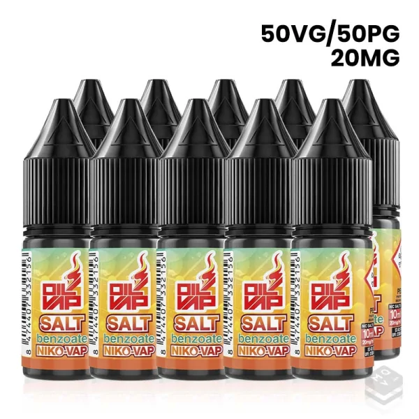 PACK 10 NICOKIT SALES DE NICOTINA 50PG/50VG 10ML OIL4VAP