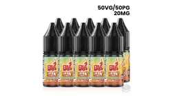 PACK 10 NICOKIT NICOTINE SALTS 50PG/50VG 10ML OIL4VAP VAPE
