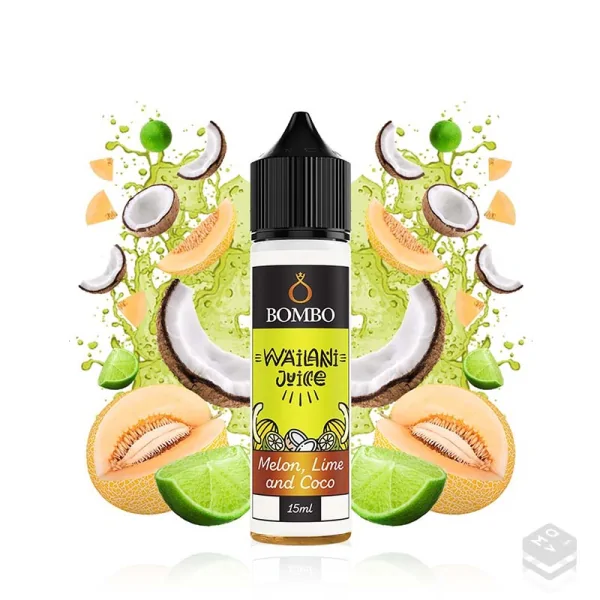 FLAVOUR MELON LIME AND COCO WAILANI JUICE BY BOMBO 15ML