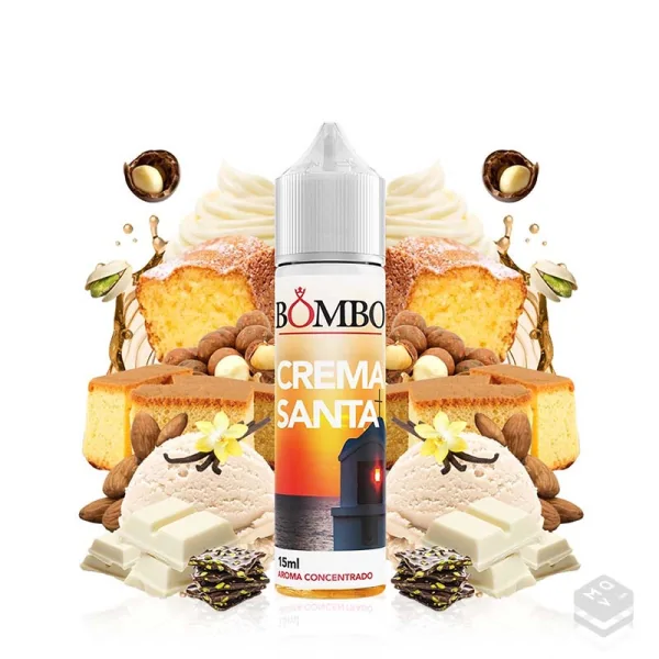 AROMA CREMA SANTA BOMBO ELIQUIDS 15ML LONGFILL