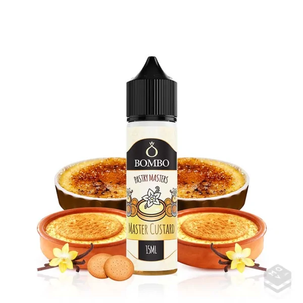 AROMA MASTER CUSTARD PASTRY MASTERS BY BOMBO 15ML LONGFILL