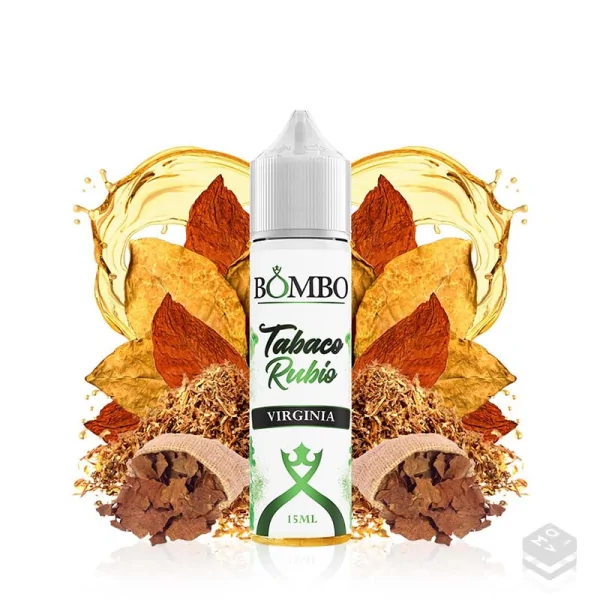 AROMA TABACO RUBIO VIRGINIA BOMBO ELIQUIDS 15ML LONGFILL