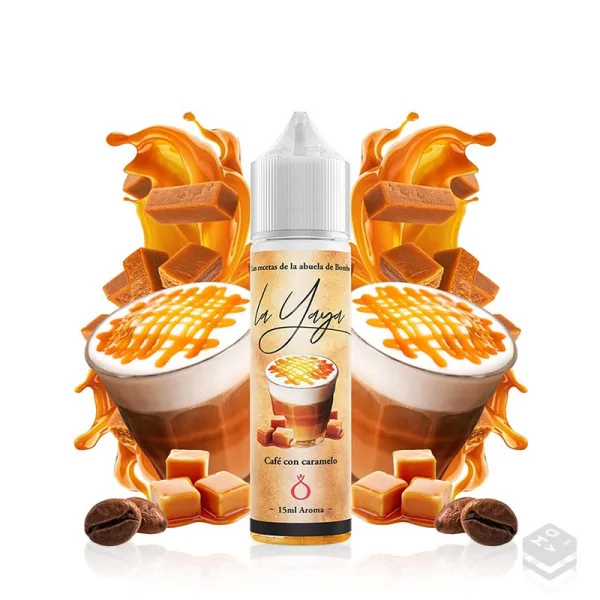 AROMA CAFE CON CARAMELO LA YAYA BOMBO 15ML LONGFILL