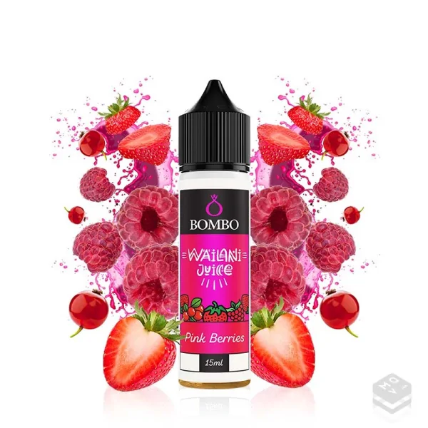 AROMA PINK BERRIES WAILANI JUICE BY BOMBO 15ML LONGFILL